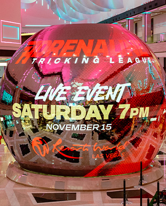 Adrenaline Tricking League Announces Inaugural Event in Las Vegas on November 15 at Resorts World Las Vegas